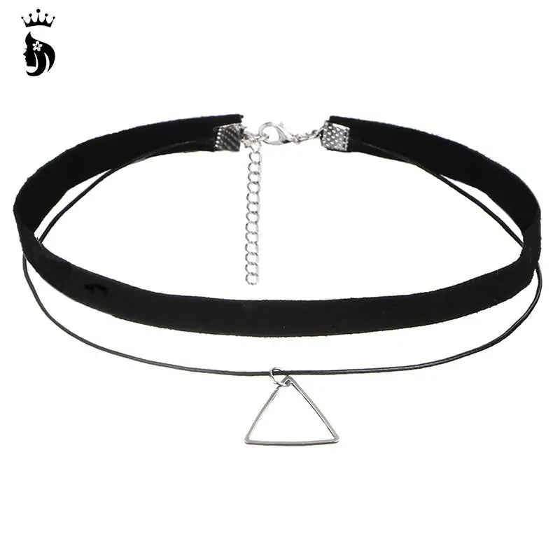 Six-Piece Gothic Lace & Velvet Choker Set