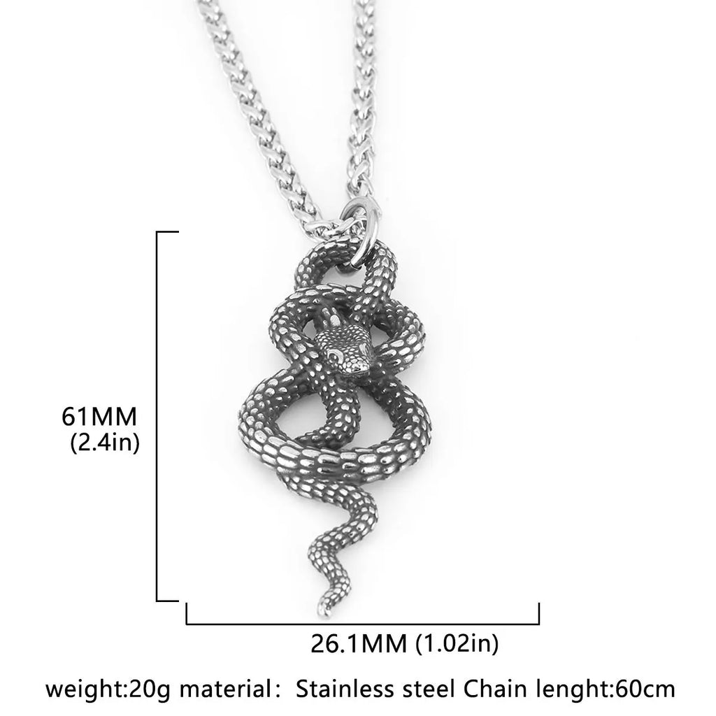 Original coiled snake necklace product image