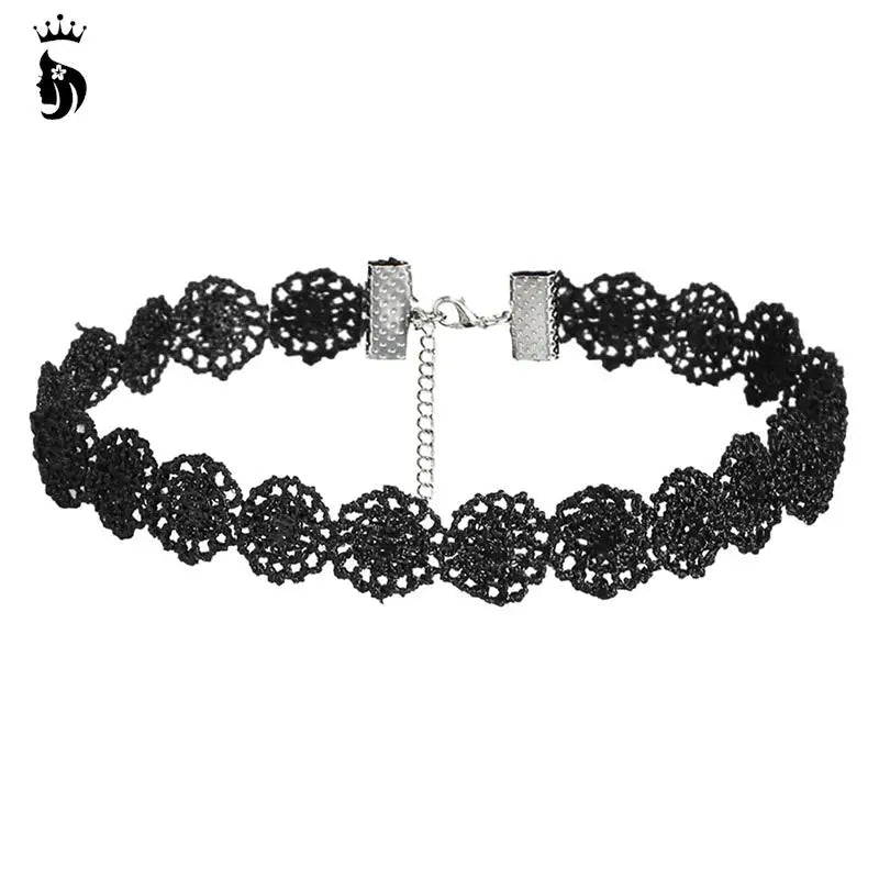 Six-Piece Gothic Lace & Velvet Choker Set