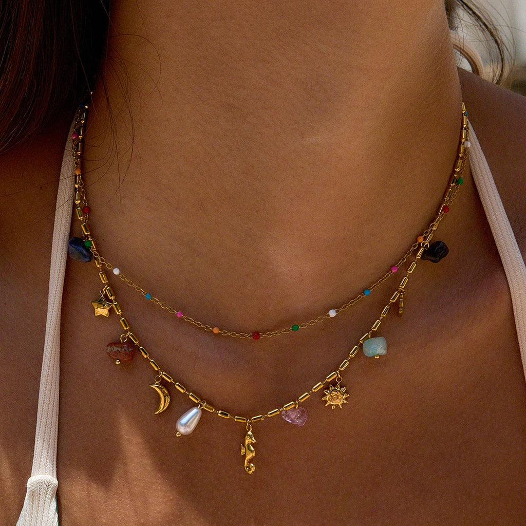 Original celestial layered necklace image 1