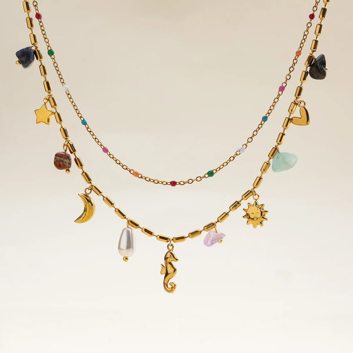 Original celestial layered necklace image 4