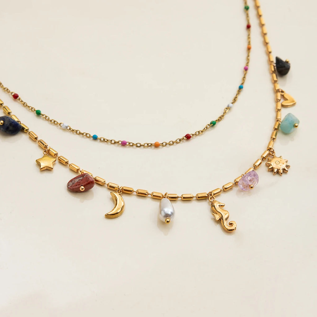 Original celestial layered necklace image 5