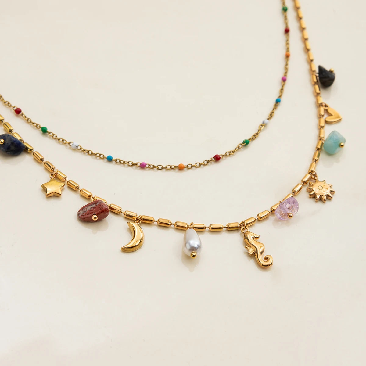 Original celestial layered necklace image 5