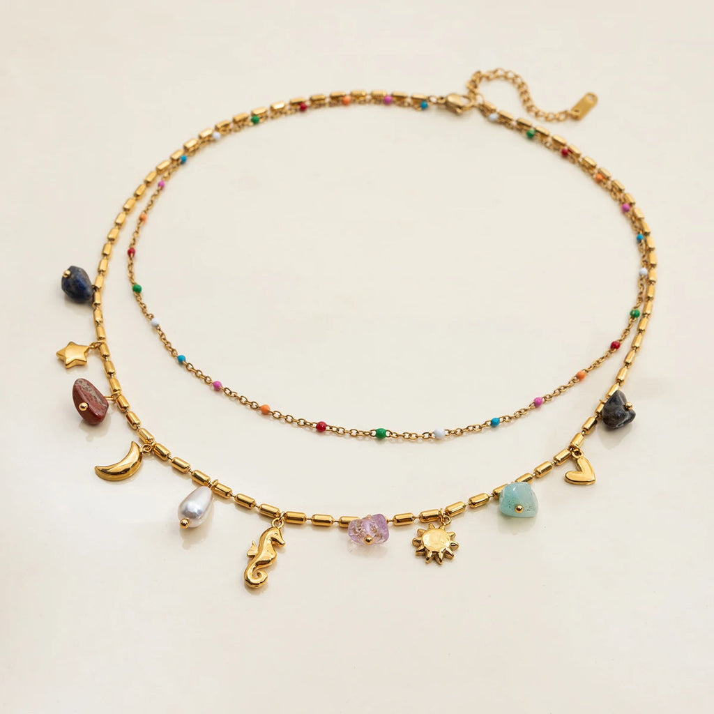 Original celestial layered necklace image 6